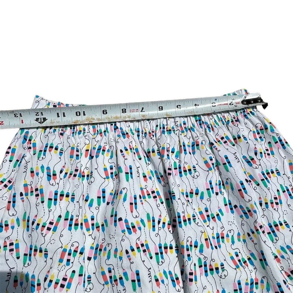 Lilly Pulitzer Callie XS Mini Skirt Oh Buoy Fishing Lure Print Women's Short XS - Picture 4 of 7